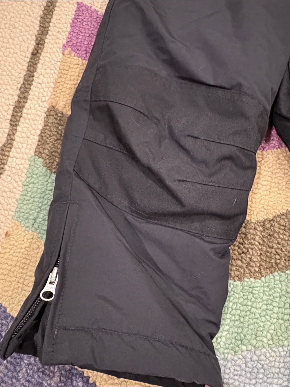 Lands' End Squall Black Snow Pants, Size 4 - Picture 3 of 5